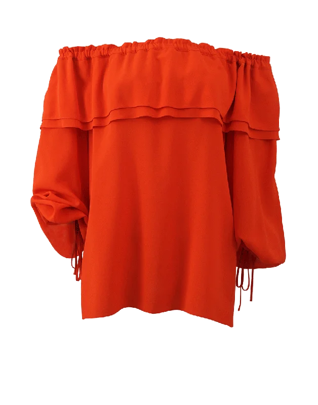 Off The Shoulder Blouse Cozy Women's Winter