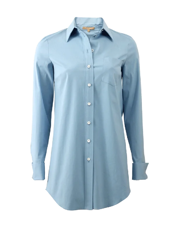 French Cuff Tunic Blouse Casual Women's Loose - fitting