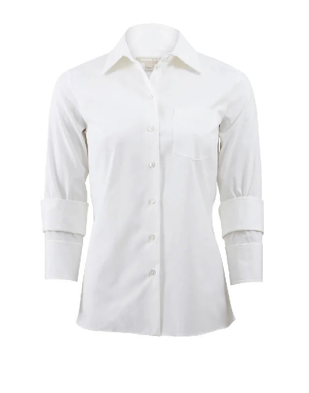 Three-Quarter Double Cuff Blouse Sleek Women's 