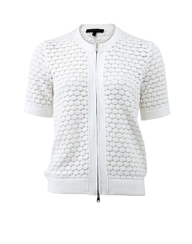 Textured Cardigan Refined Women's Hand - crafted
