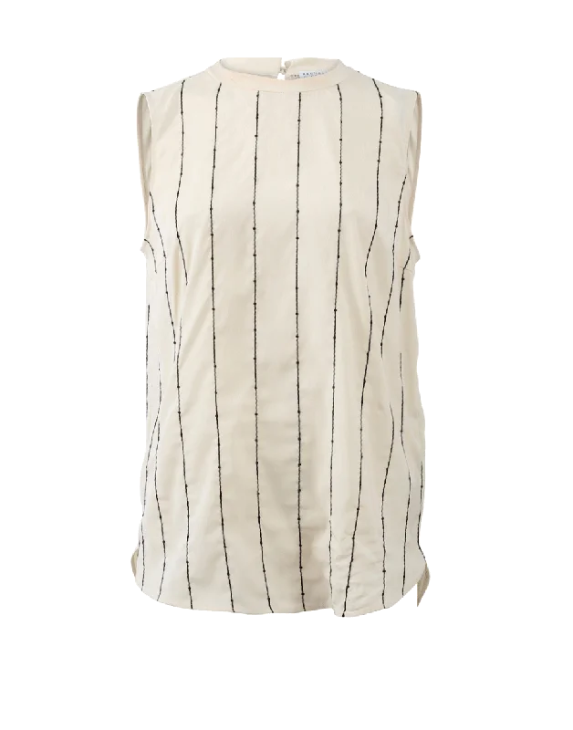 Paillette Pinstripe Tank garde