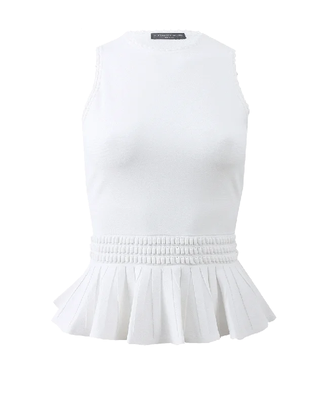 Pullover Peplum Top Edgy Women's Punk