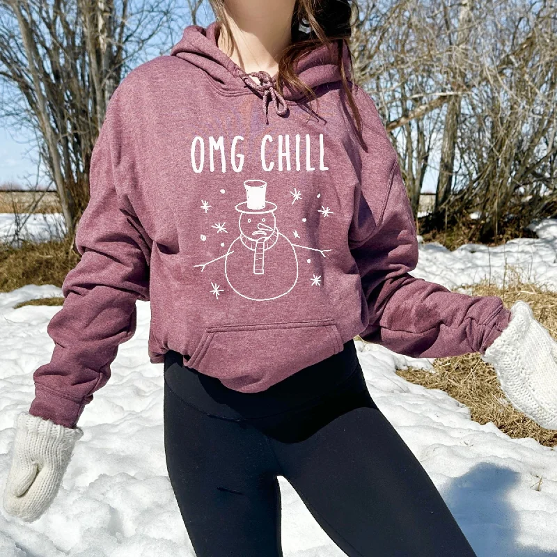 OMG Chill Sweatshirt - Funny Snowman Hoodie or Crewneck *UNISEX FIT*