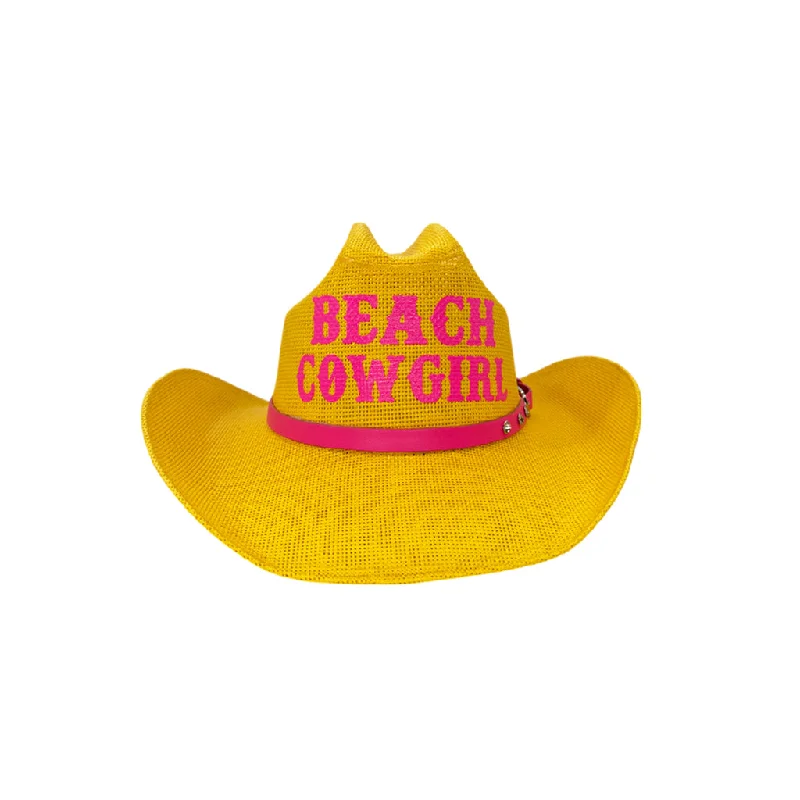 CH-1043-BEACH COWGIRL YELLOW/PINK Practical Women's Multi - 
