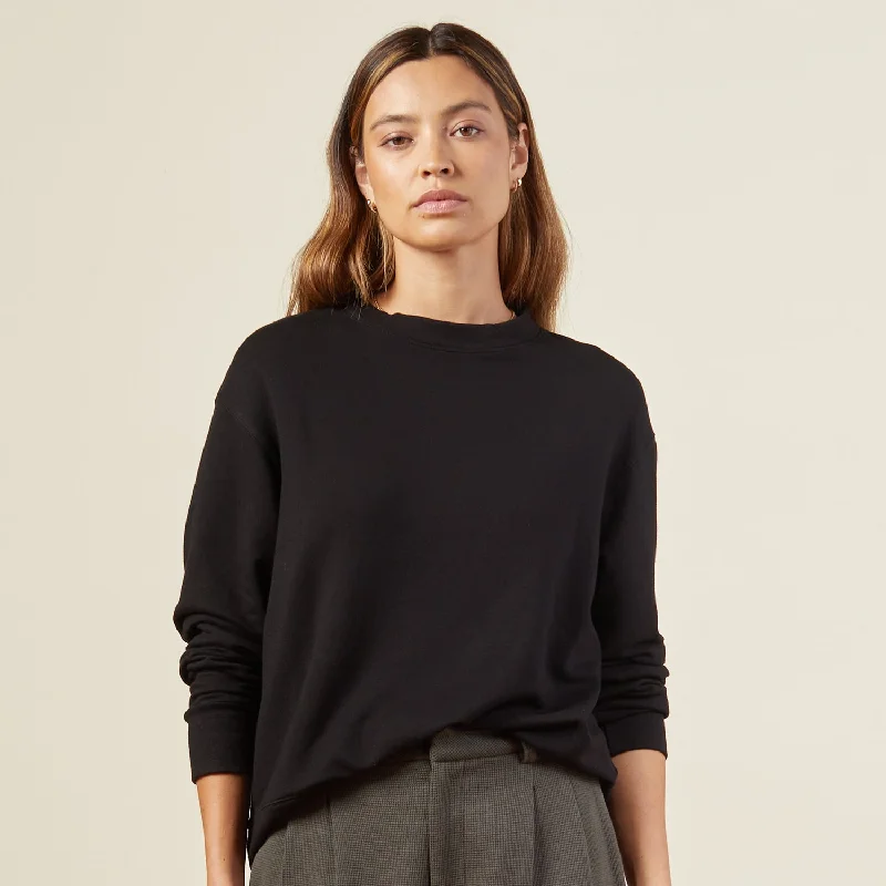 Supersoft Fleece Boyfriend Sweatshirt Confident Women's High - fashion