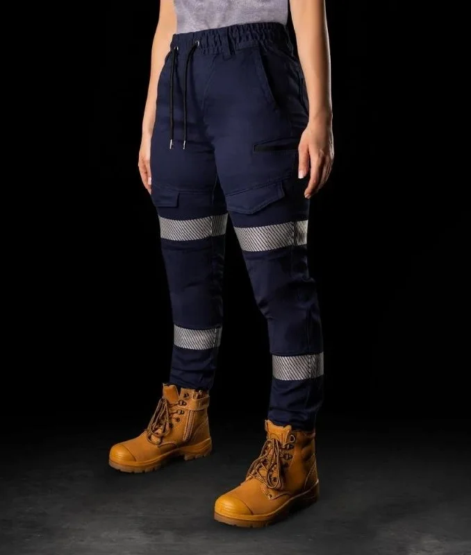 Bad Womens Saviour Cuffed, Elastic Waist, Work Pants with 3M Tape Compression