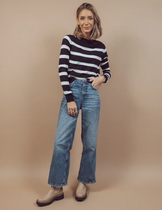 Lena Striped Top Modern Women's 