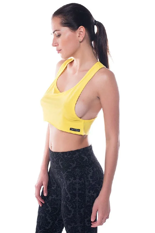Bamboo Crop Tank Top Minimalist Women's Casual