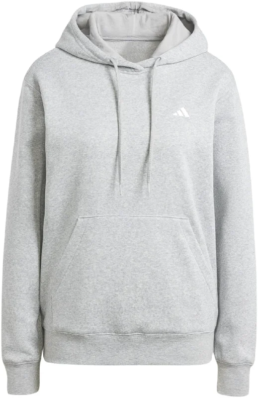 Women's Essentials Small Logo Feel Cozy Hoodie Sleek Women's Metallic