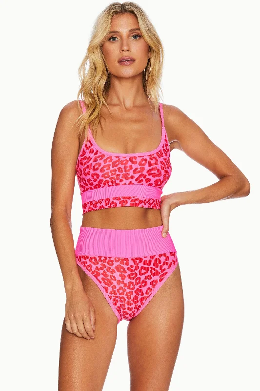 Eva Top Love Leopard Tough Women's Military - inspired