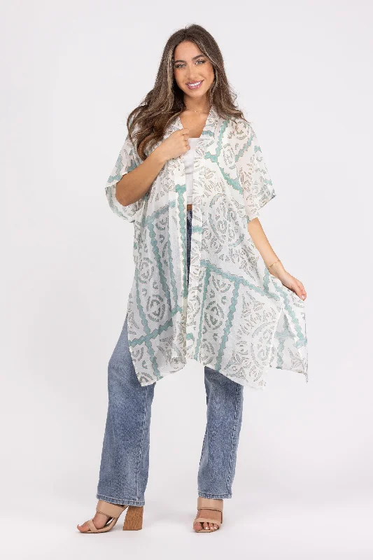 Hidden Gem Women's Short Sleeve Kimono