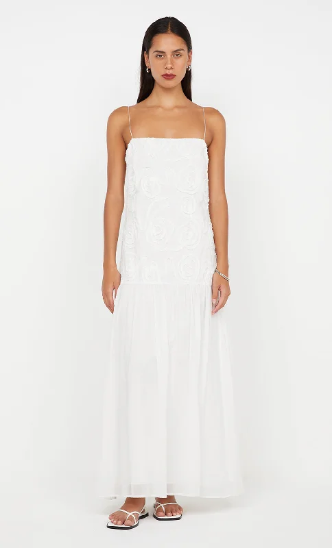 HAZE MAXI DRESS - WHITE garde