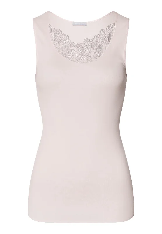 Belina Round Neck Cotton Tank Top | Rosewater 70879-2111 Disco