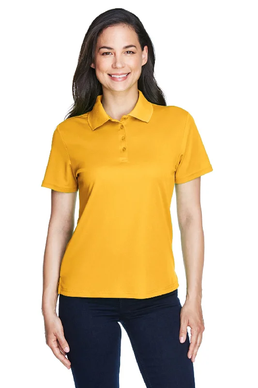Core 365 Womens Origin Performance Moisture Wicking Short Sleeve Polo Shirt - Campus Gold Refined Women's Hand - crafted Core 365 Womens Origin Performance Moisture Wicking Short Sleeve Polo Shirt - Campus Gold Refined Women's Hand - crafted