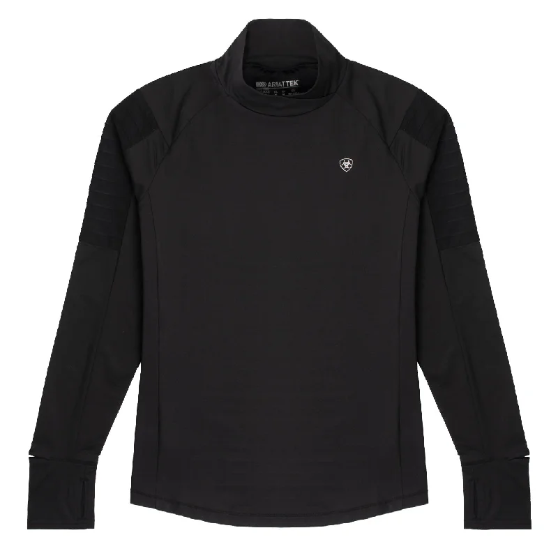 Ariat Womens Facet Baselayer Top Black Refined Women's Hand - crafted