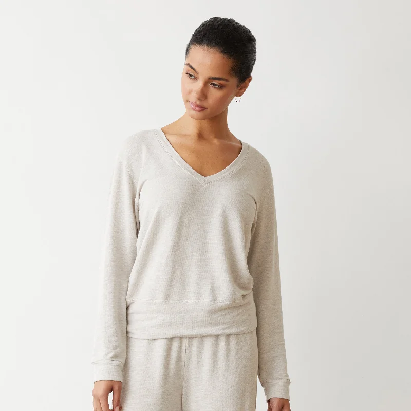 Supersoft V Neck Long Sleeve Country