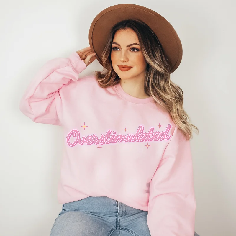Overstimulated Retro Sweatshirt Bold Women's Animal Print