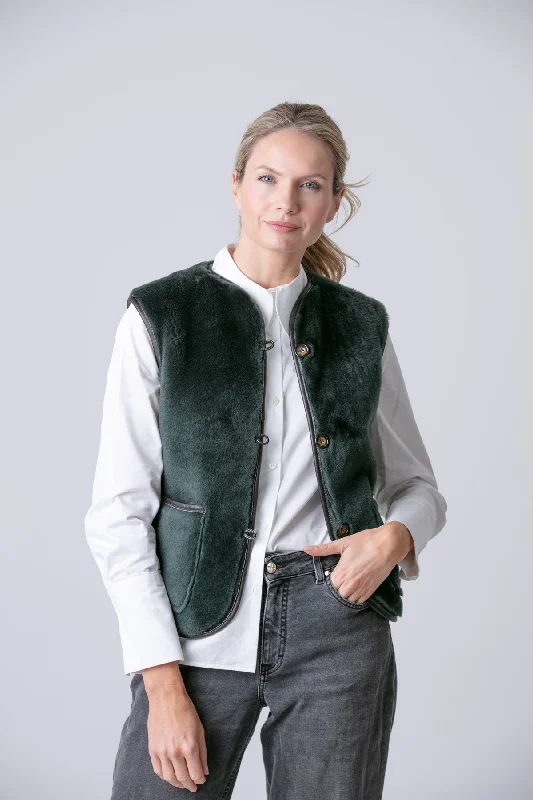 Anais Shearling Waistcoat