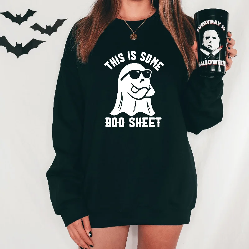 Funny Ghost Hoodie Spooky Halloween Sweatshirt *UNISEX FIT*