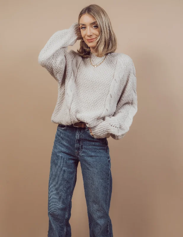 Bec Cable Knit Sweater Feminine Women's Soft 