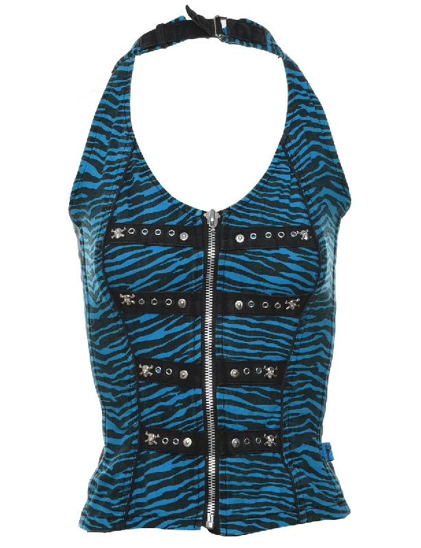 Blue Corset - M Casual Women's Japanese 