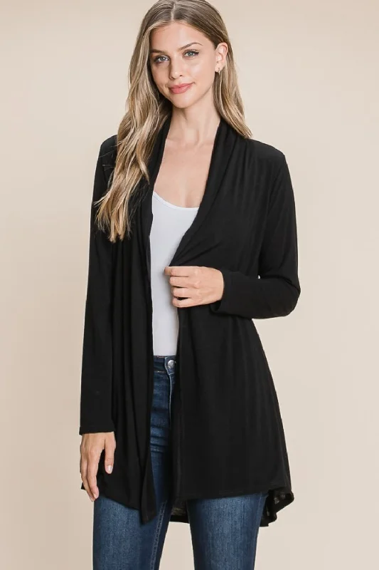 Quinn Open Front Cardigan Sporty Women's Athleisure 