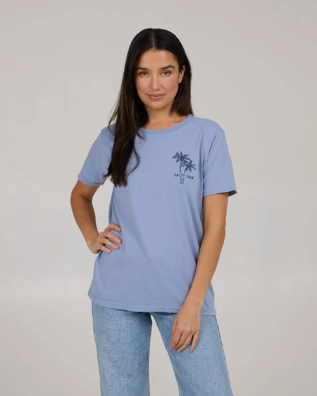Greetings Boyfriend Tee - Violet Blue European