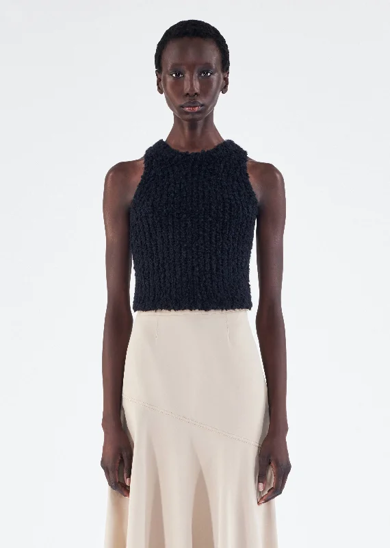liana top in mulberry silk European