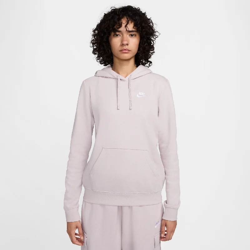 Women's Sportswear Club Fleece Pullover Hoodie Monochromatic Office Style