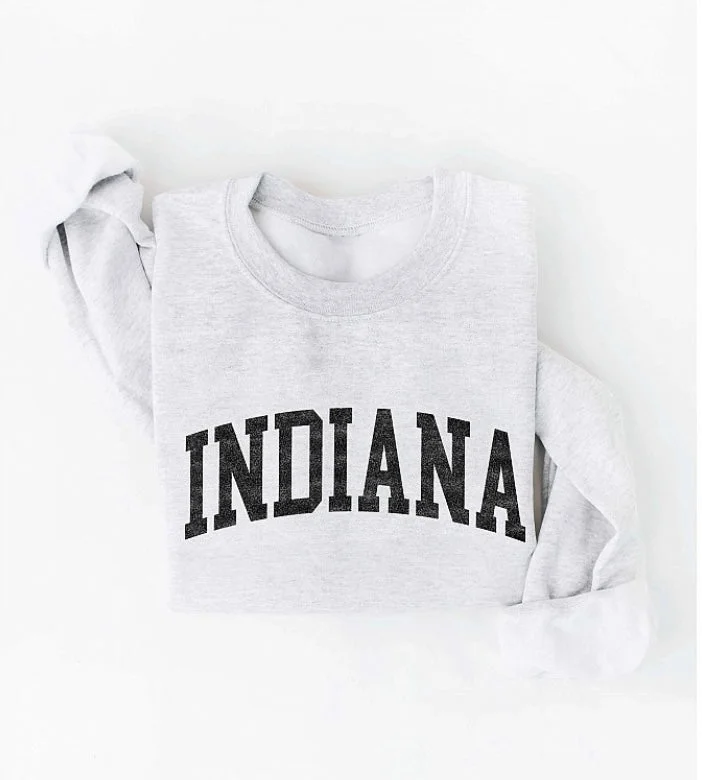 Ash Grey Indiana Crewneck