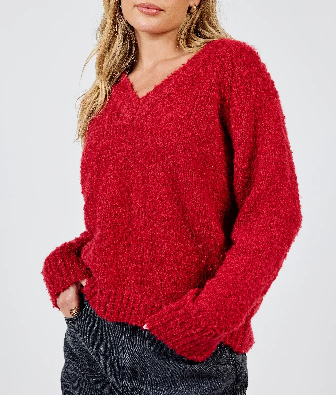 Sadie & Sage, Limelight V Neck Sweater