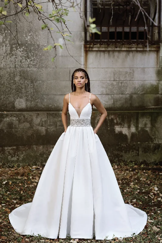 Justin Alexander Signature Mikado Ball Gown - #9878 Casual Women's Japanese 