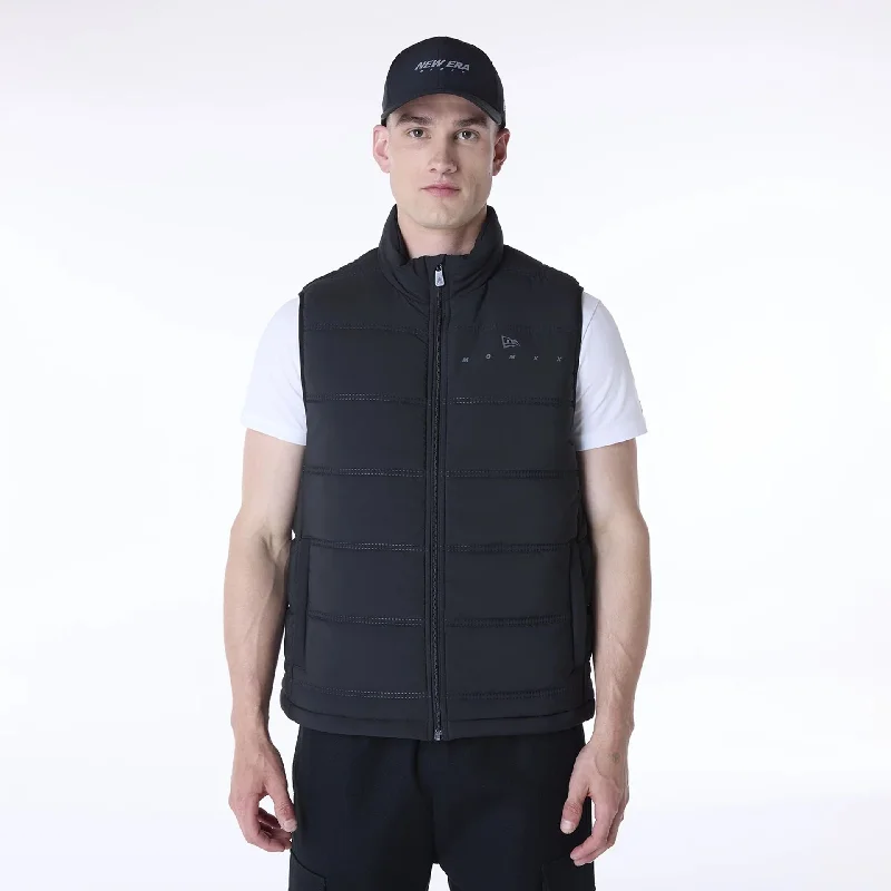 New Era Essential Black Padded Gilet