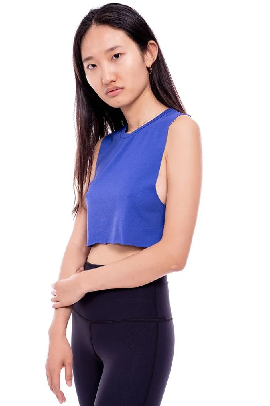 Bamboo Muscle Crop Top Refined Women's Velvet