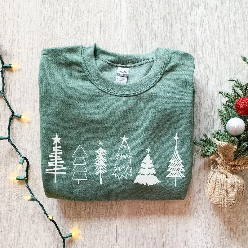 Simple Christmas Tree Sweatshirt - Hoodie for the Holiday Season *UNISEX FIT*