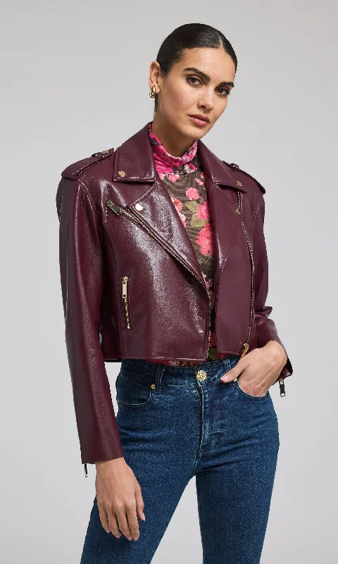 Cosita Vegan Leather Moto Jacket