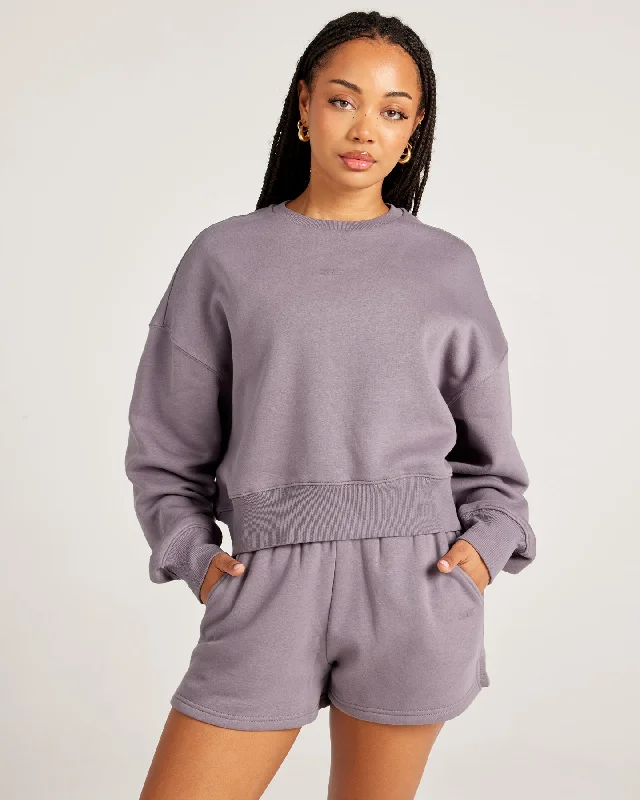 Omni Relaxed Crewneck - Haze Refined Women's 