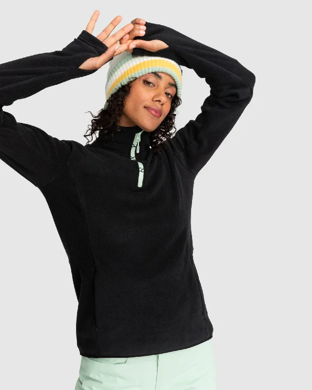 Womens Sayna Half Zip Sweatshirt Youthful Women's Pop