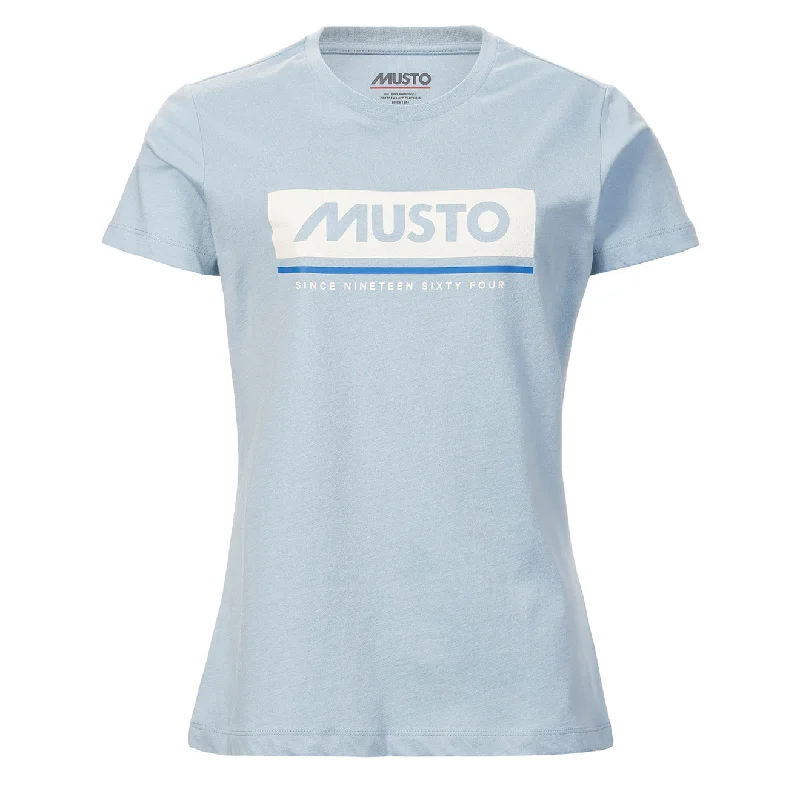 Musto Womens Tee 2.0 Good Grey Athletic Women's High - 