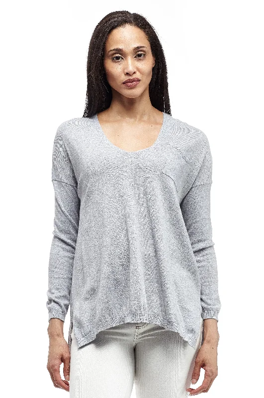 La Cera Long Sleeve Pullover Sweater with Pocket purpose