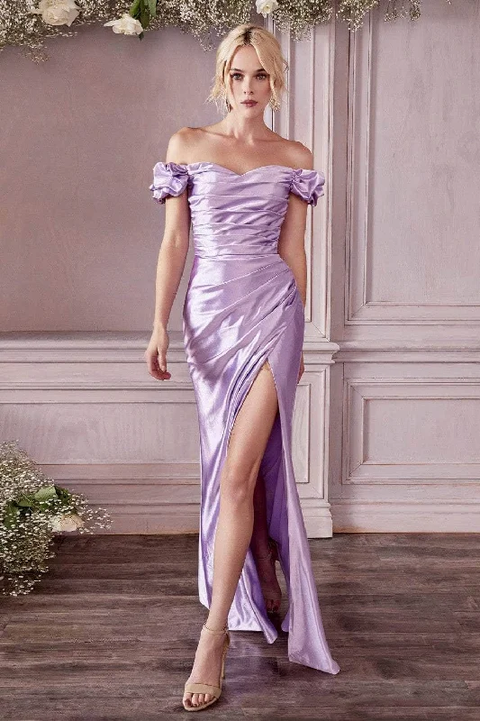 Cinderella Divine KV1056C - Off Shoulder Formal Gown Gym