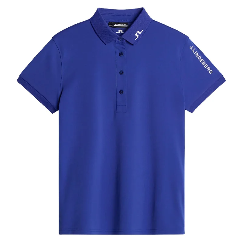Womens Tour Tech TX Jersey Polo Clematis Blue - SS25 Hip Women's Urban