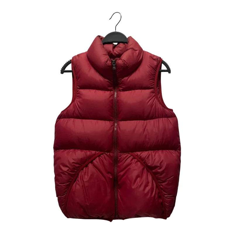 HYSTERIC GLAMOUR/Quilted Vest/FREE/Nylon/RED/ Cool Women's Distressed