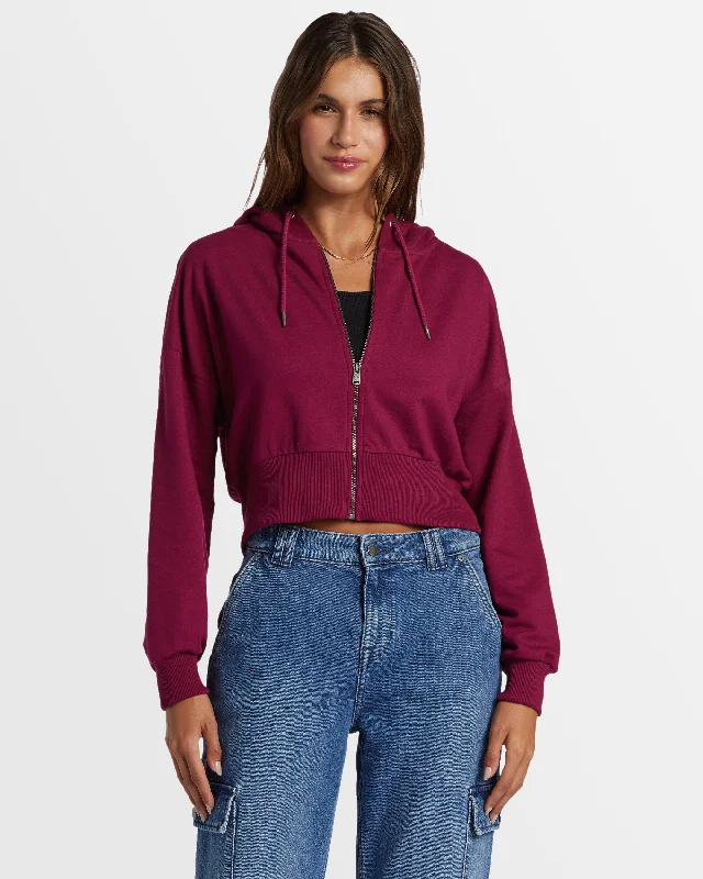 Womens Shorebreak Zip Hoodie Sweatshirt Tough Women's Military - inspired