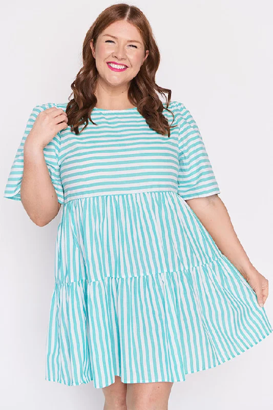 Ronnie Jade Stripe Dress Edgy Women's Punk