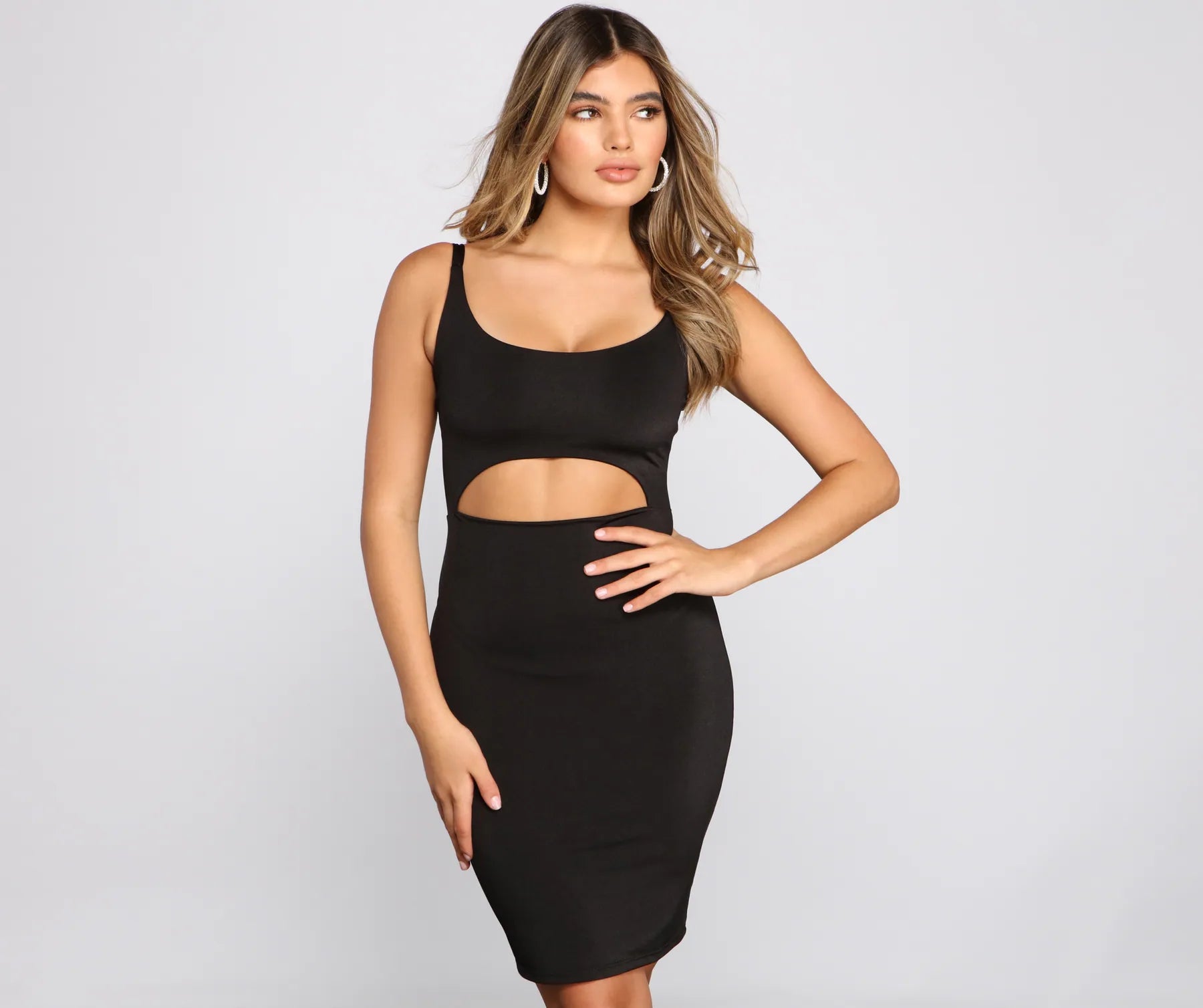 Sleek In Satin Sleeveless Mini Dress Bohemian Women's Free