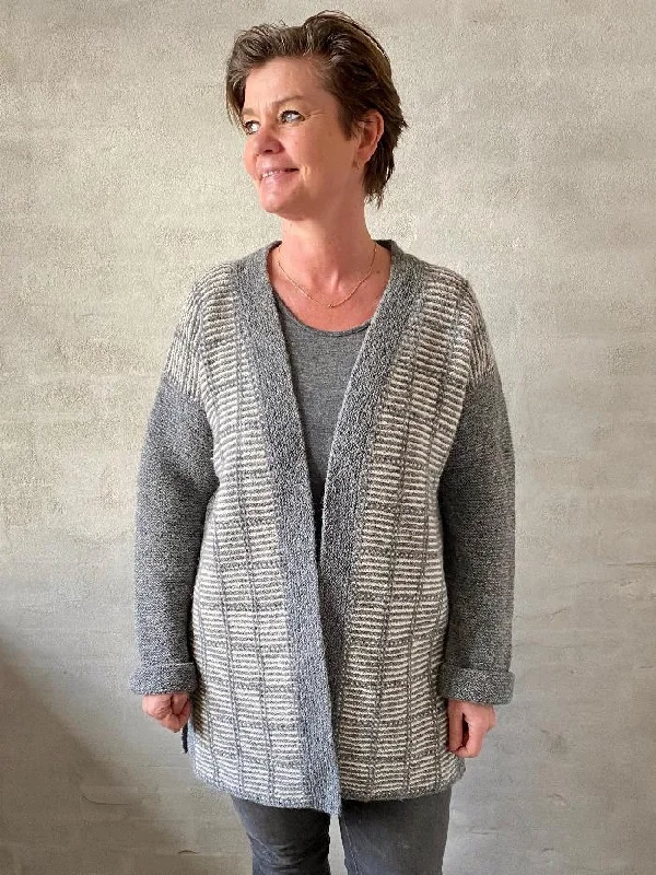 Text jacket by Hanne Falkenberg, knitting pattern