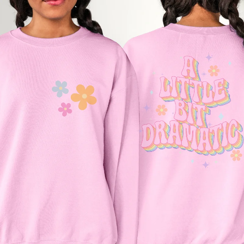A Little Bit Dramatic Retro Sweatshirt or T Shirt Edgy Women's Punk