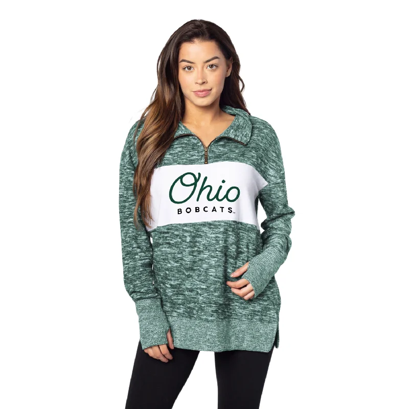 Ohio Bobcats Women's Chicka-D Cozy Quarter-Zip Street