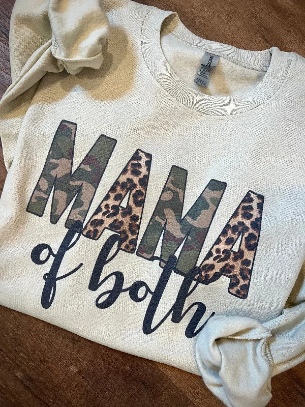 Mama of Both Cream Sweatshirt